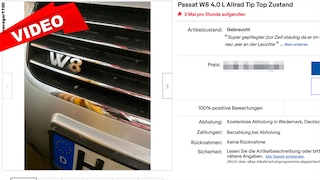 Seltener Passat W8 zu verlaufen