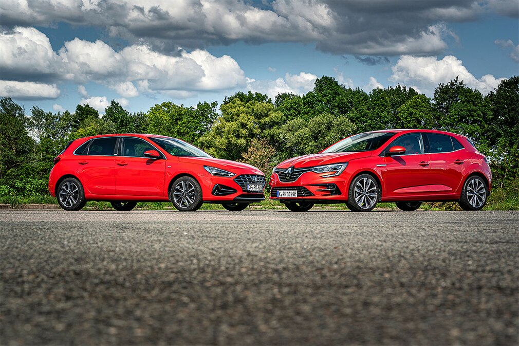 Hyundai i30 48V Renault Mégane E-Tech