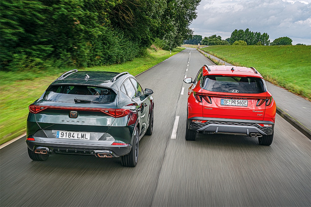 Cupra Formentor Hyundai Tucson