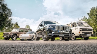Mercedes G-Klasse Porsche 911 Alpina XB7 VW Bus T3