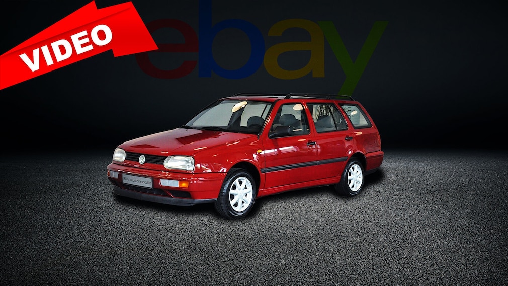 Golf 3 Variant aus Rentner-Hand mit 52.000 Kilometern bei eBay