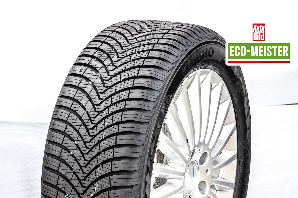 All-weather tires all-season tire test in 225/50 R 17 - Kumho Solus 4S HA32 ECO champion