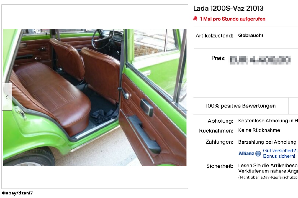 eBay Lada 1200S-Vaz 21013