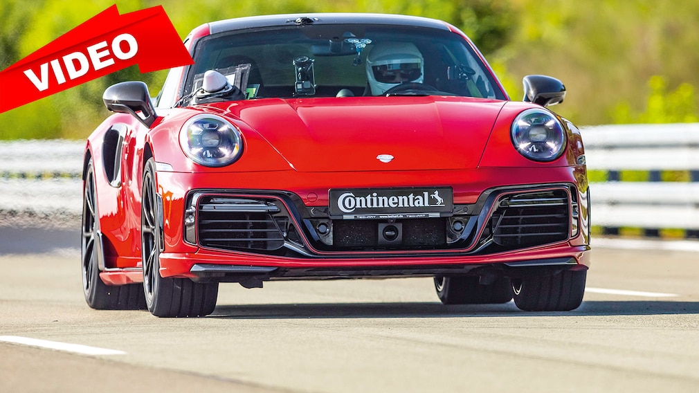 Knackt der Techart-Porsche die 350 km/h?