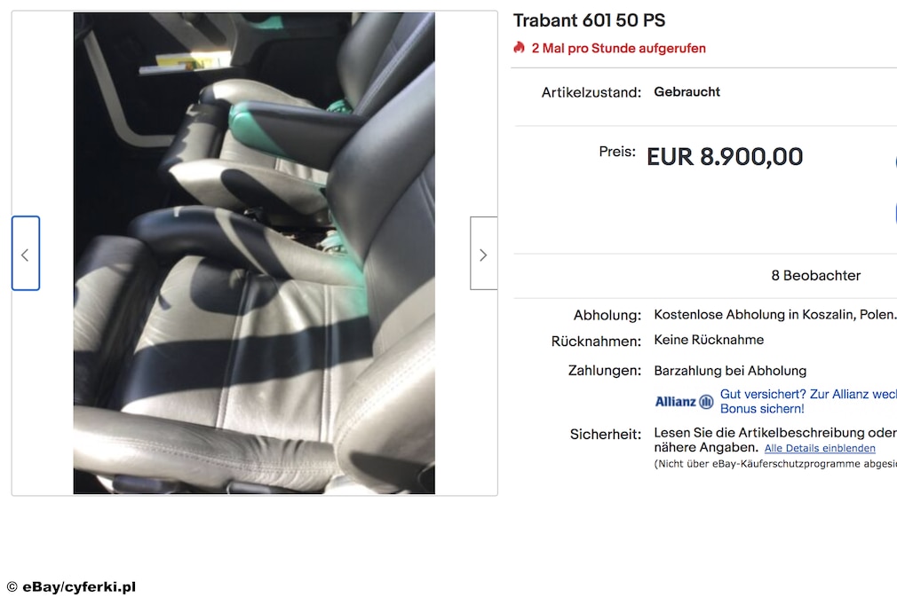 eBay Trabant 601