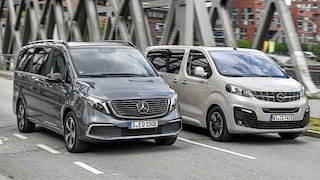 Mercedes EQV 300     Opel Zafira-e Life