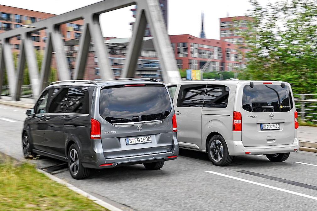 Mercedes EQV 300 Opel Zafira-e Life
