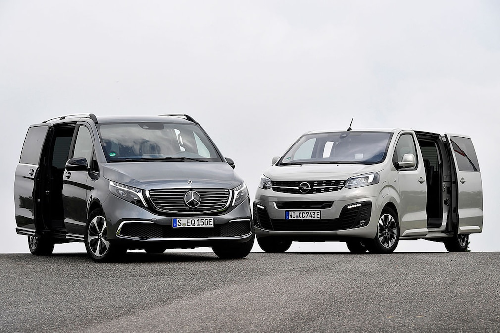 Mercedes EQV 300 Opel Zafira-e Life