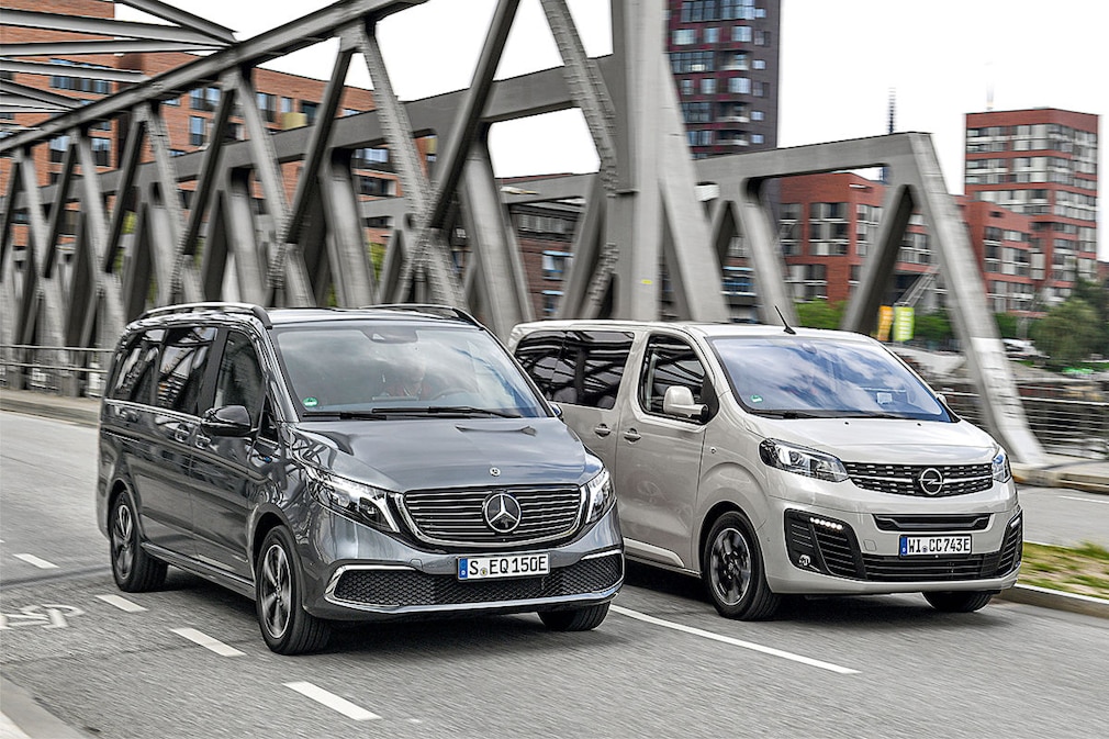 Mercedes EQV 300 Opel Zafira-e Life