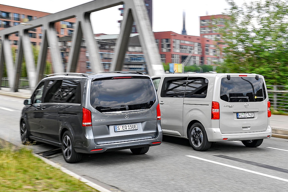 Mercedes EQV 300 Opel Zafira-e Life