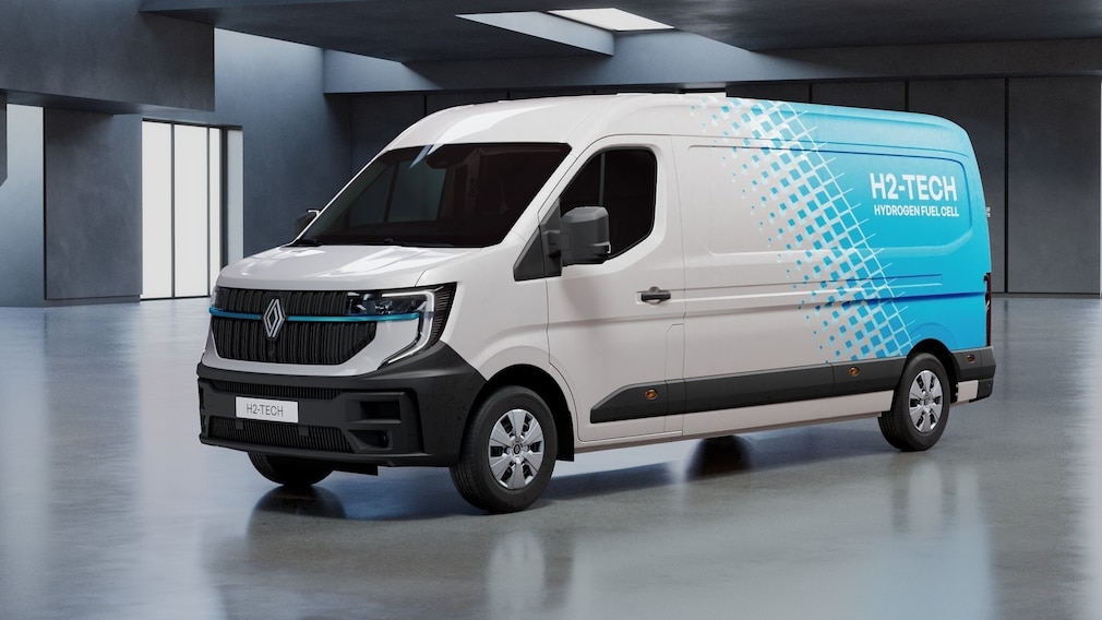 Renault Master mit H2-Antrieb / Wasserstoff-Brennstoffzelle