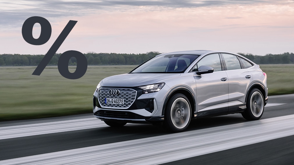 Bis zu 13.939 Euro beim Kauf des Audi Q4 Sportback etron sparen AUTO