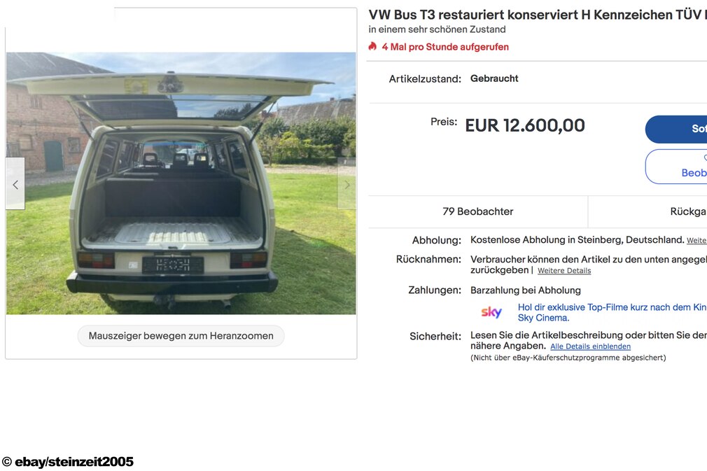 eBay VW Bus T3 eBay VW Bus T3