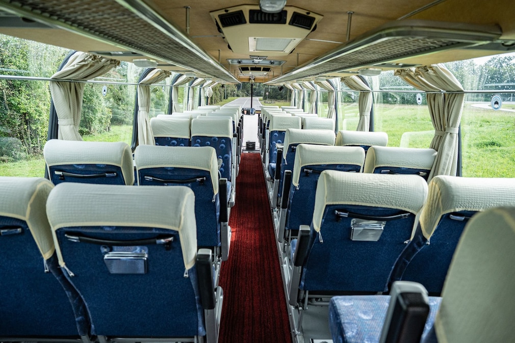Neoplan Cityliner N116 (1971) 17: Die Fahrgäste fühlten sich wie einem Glaspalast