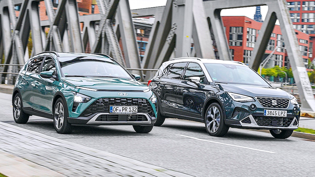 Hyundai Bayon 1.0 T-GDI 48V Seat Arona 1.0 TSI Hyundai Bayon 1.0 T-GDI 48V Seat Arona 1.0 TSI