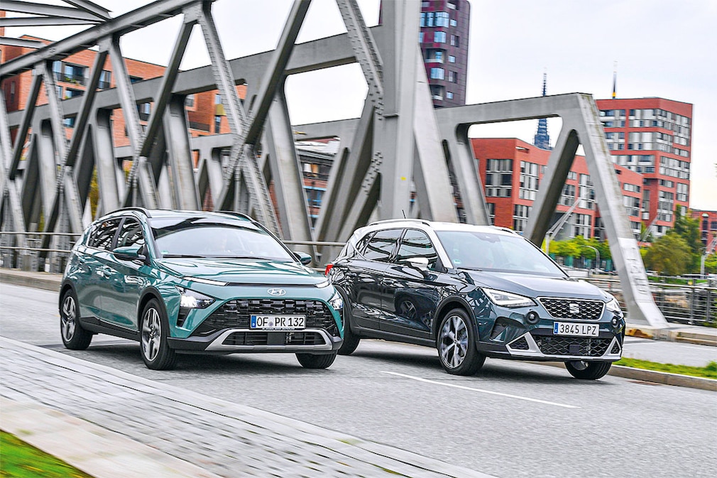 Hyundai Bayon 1.0 T-GDI 48V Seat Arona 1.0 TSI