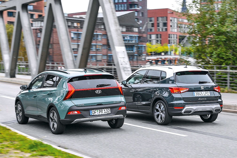 Hyundai Bayon 1.0 T-GDI 48V Seat Arona 1.0 TSI