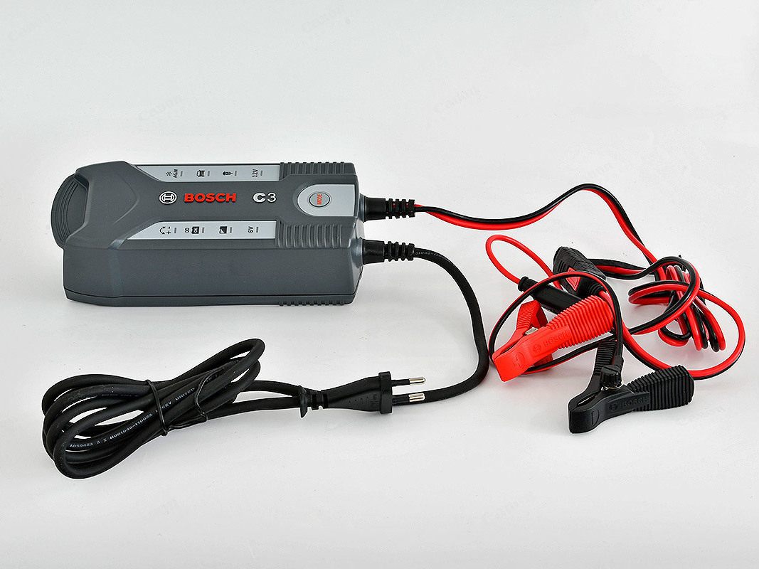  Bosch C3 Ladegerät für Auto- Motorrad- Roller- ATV- Quad- Batterie  Batterieladegerät