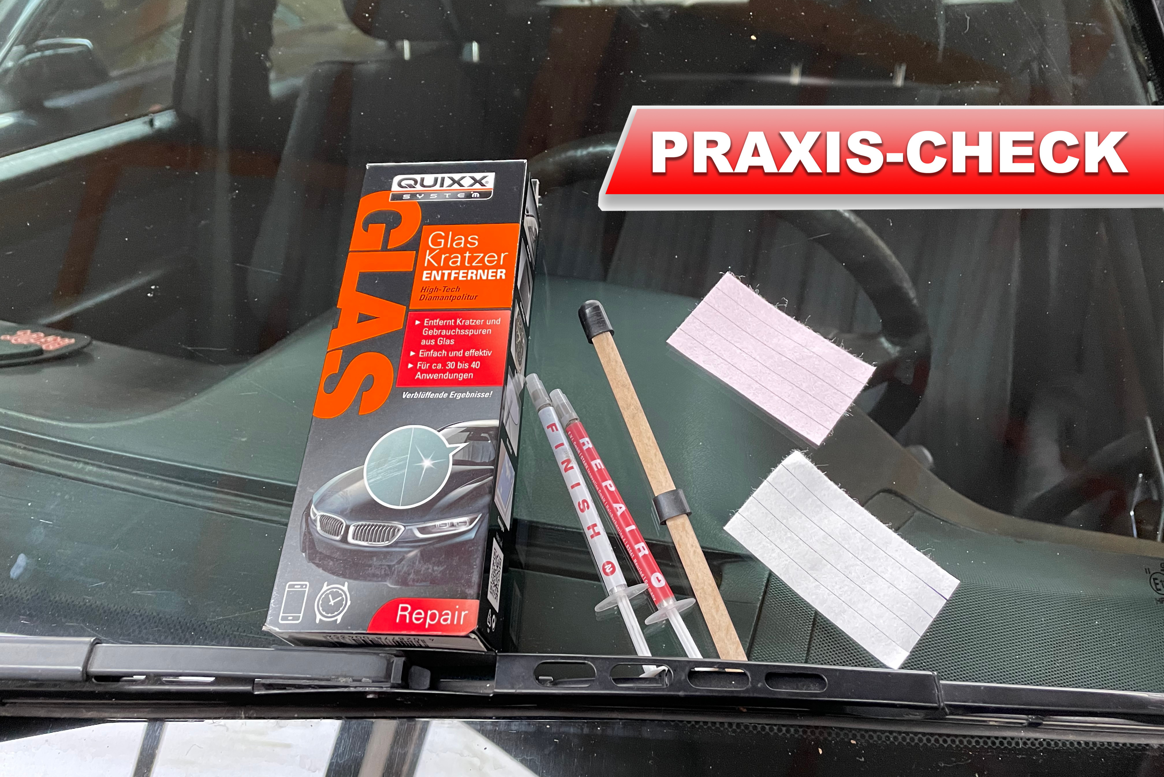 Quixx Glas-Kratzerentferner im Praxis-Check - AUTO BILD