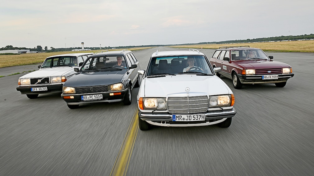 Mercedes S 123, Ford Granada: Nutzwertige Kombi-Klassiker - AUTO BILD