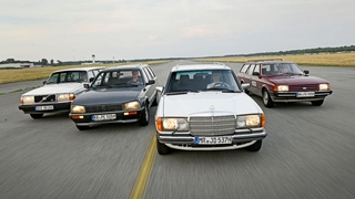 Ford Granada 2.3 Turnier Mercedes 200T Peugeot 505 SX Volvo 245 Kombi