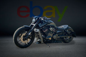 Spektakul�re Custom-Harley mit Airride 