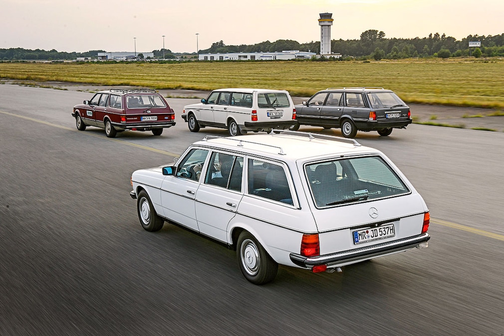 Ford Granada 2.3 Turnier Mercedes 200T Peugeot 505 SX Volvo 245 Kombi