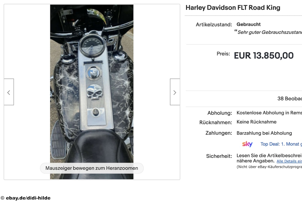 eBay Harley Davidson FLT Road King eBay Harley Davidson FLT Road King