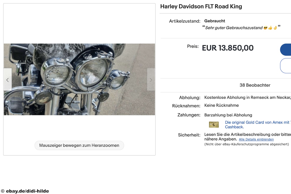 eBay Harley Davidson FLT Road King eBay Harley Davidson FLT Road King