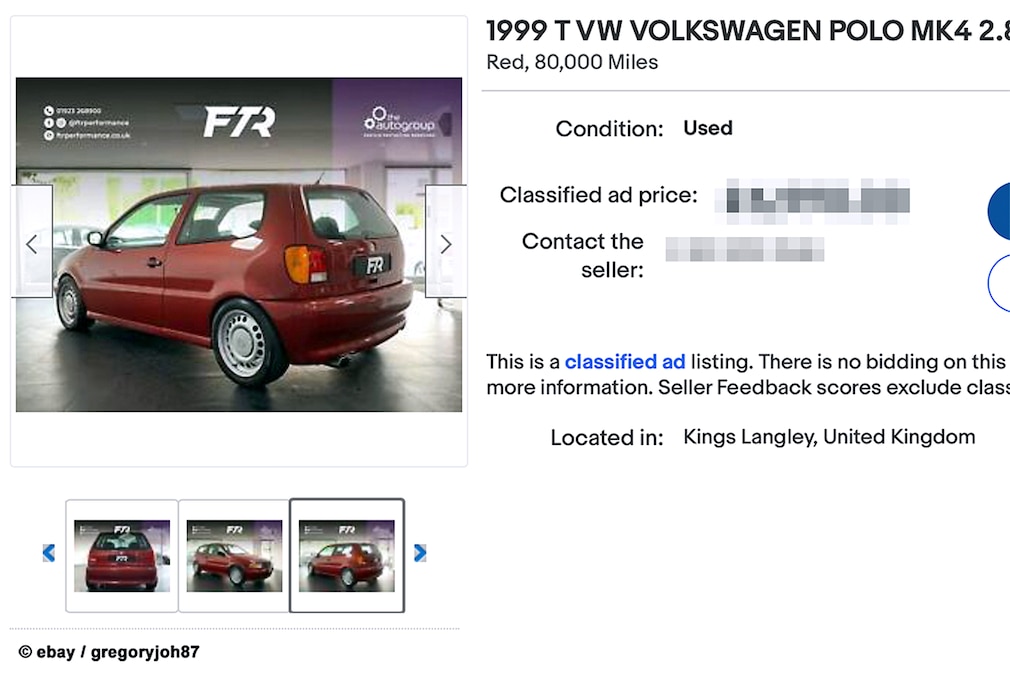 eBay 1999 T VW VOLKSWAGEN POLO eBay 1999 T VW VOLKSWAGEN POLO