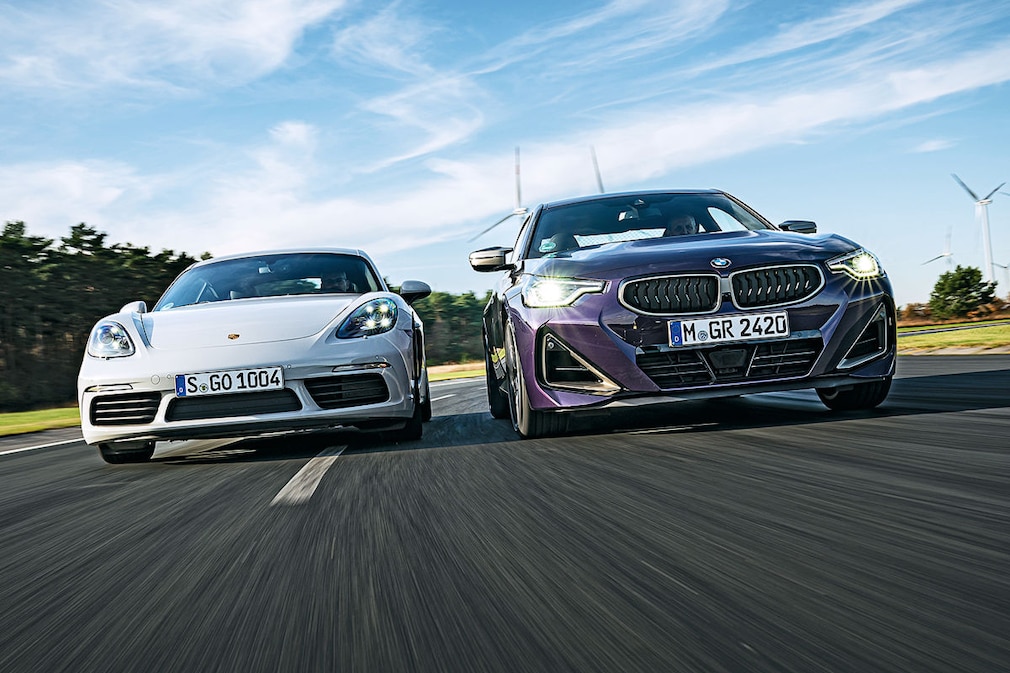 Porsche 718 Cayman BMW 2er M240i Coupe xDrive