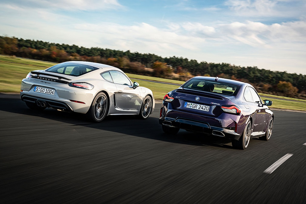 Porsche 718 Cayman BMW 2er M240i Coupe xDrive