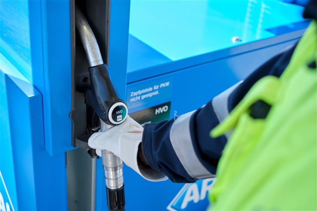 Dieseltanken mit HVO bei ARAL