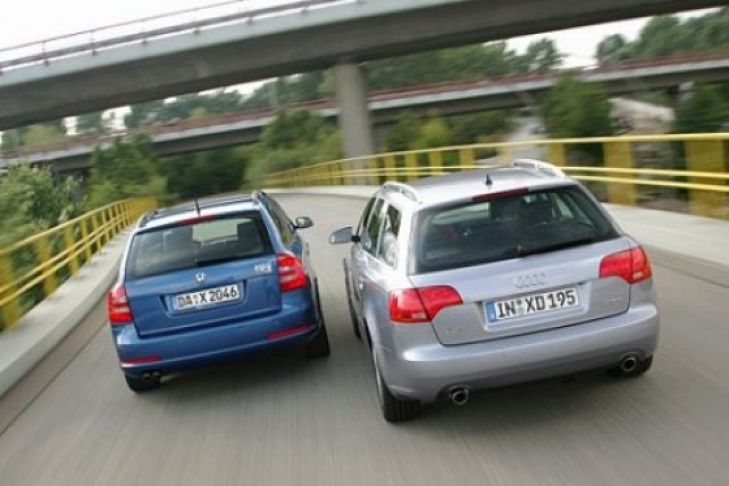 Skoda Octavia RS Combi gegen Audi A4 Avant