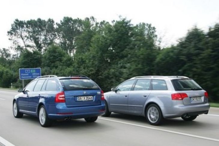 Skoda Octavia RS Combi gegen Audi A4 Avant