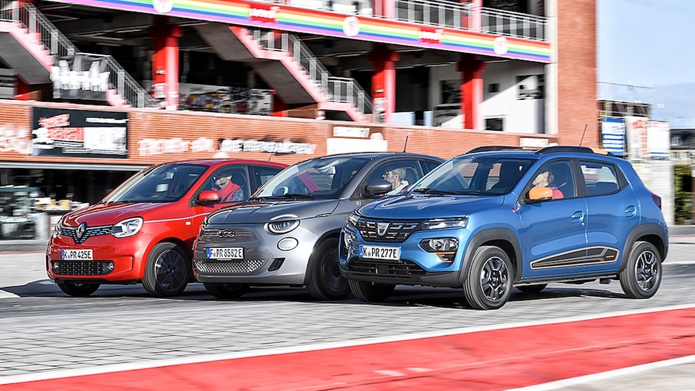 Renault Twingo Electric        Fiat 500e        Dacia Sprint        
