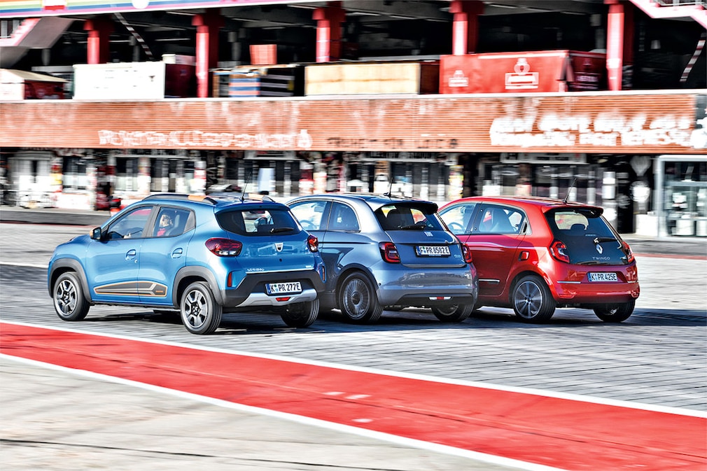 Dacia Sprint Fiat 500e Renault Twingo Electric