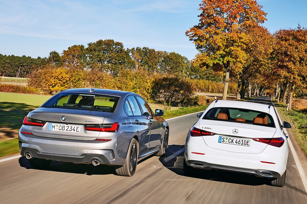 BMW 330e Mercedes C-Klasse 300 e