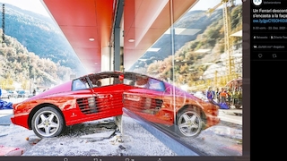 Ferrari 512 TR Crash in Andorra