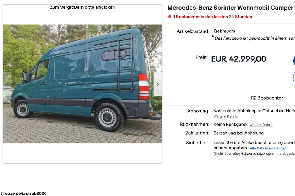 eBay Mercedes-Benz Sprinter eBay Mercedes-Benz Sprinter