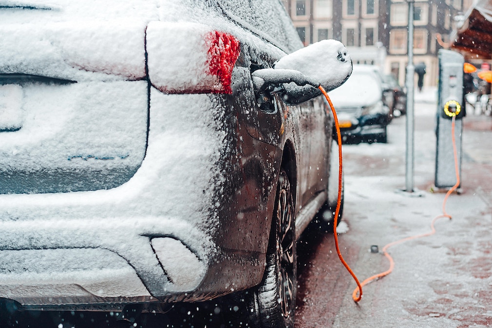 Elektroauto E-Auto im Winter