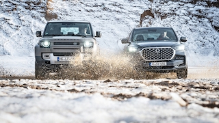 Land Rover Defender 90 D300 SsangYong Rexton e-XDi 220