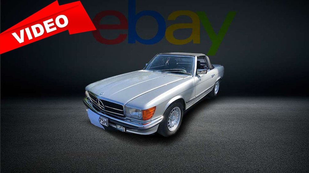 Mercedes 500 SL mit nur 1450 Kilometern zum Hammerpreis zu verkaufen