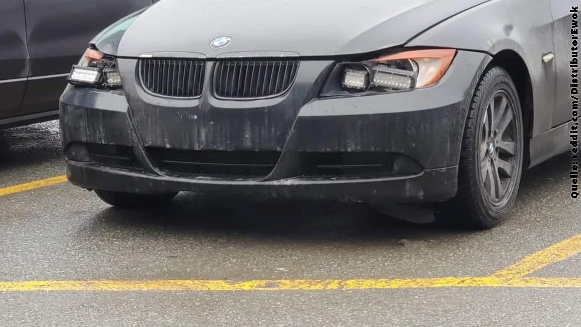 Schön ist anders: BMW 3er mit schlimmen Do-it-yourself-LEDs - AUTO