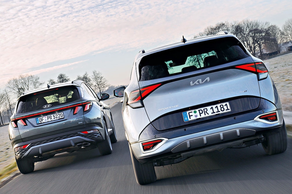 Hyundai Tucson 1.6 T-GDI 48V DCT AWD Kia Sportage 1.6 T-GDI 48V DCT AWD