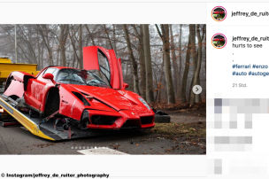 Ferrari Enzo: Unfall