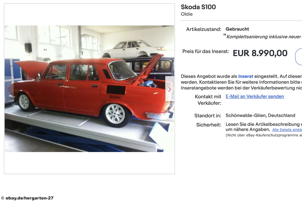 Ebay Skoda S100 Ebay Skoda S100