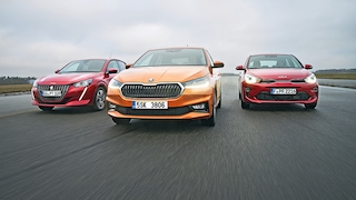 Peugeot 208 PureTech 100          Skoda Fabia  1.0 TSI                Kia Rio 1.0 T-GDI