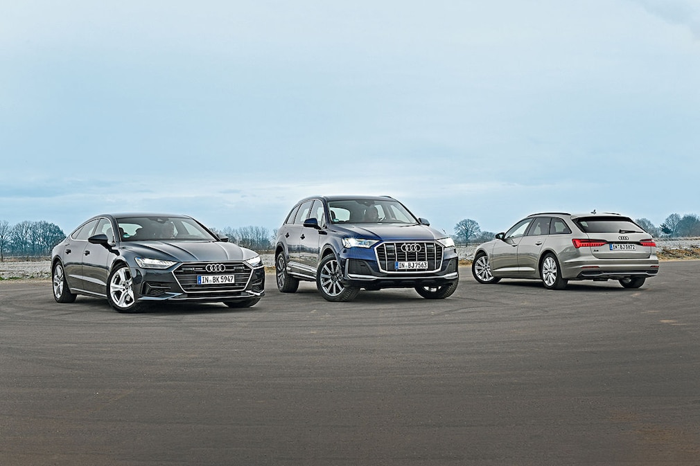 Audi A7 Sportback 50 TDI  Audi Q7 50 TDI  Audi A6 Avant 50 TDI