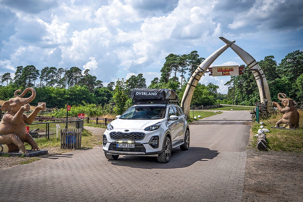 Kia Sportage Glamping